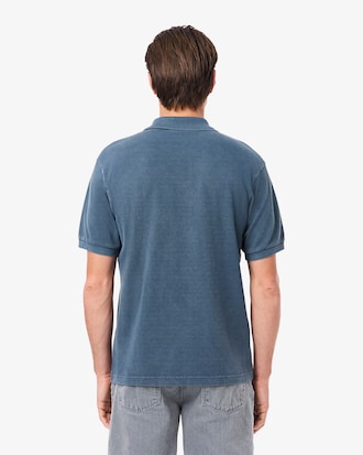 Polo con efecto lavado L.12.12 de corte cl?sico para hombre