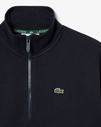 Women's Zip-Up Piqu&eacute; Sweatshirt