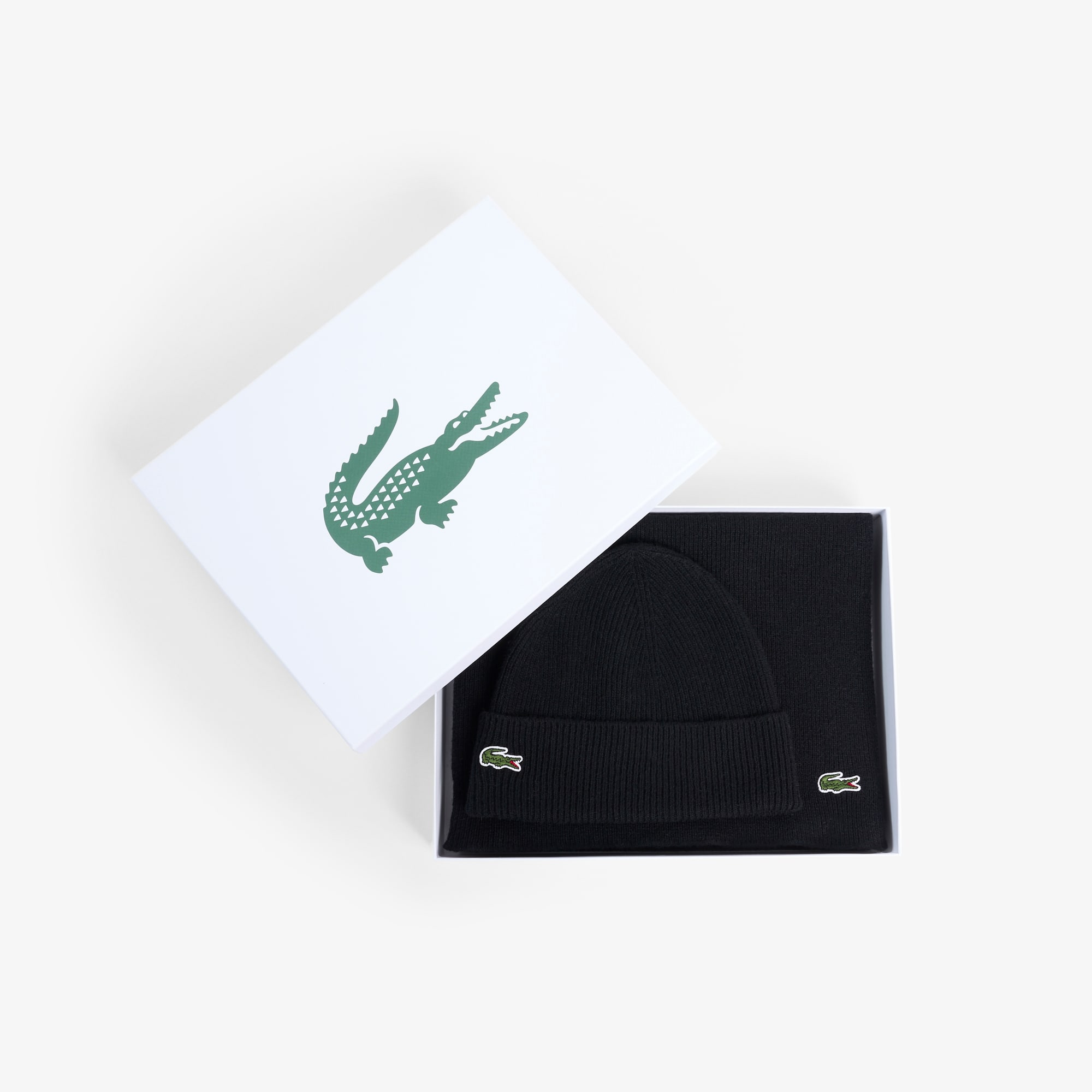 Unisex Wool Scarf & Beanie Gift Set