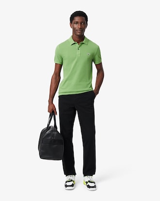 Pantalon chino en coton &agrave; coupe classique