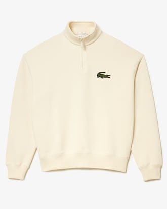 Unisex Loose Fit High-Neck Fleece Sweatshirt