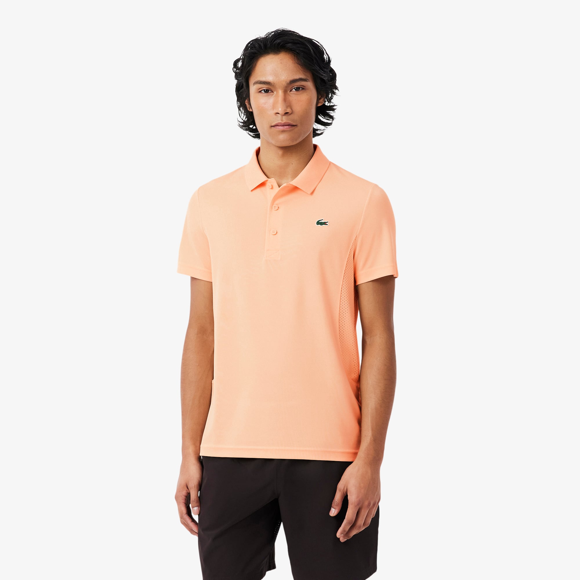 Polo De Tenis Lacoste X Novak Djokovic Rosa