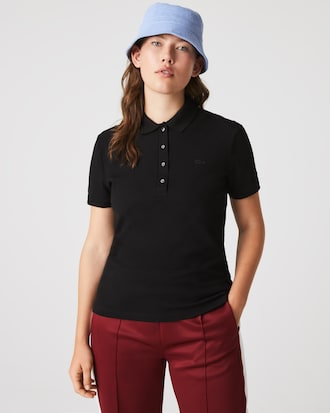 Women's L.12.D Slim Fit Stretch Mini Piqué Polo