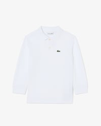 Boys' Long Sleeve Piqué Polo