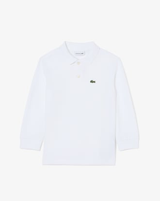 Boys' Long Sleeve Piqué Polo