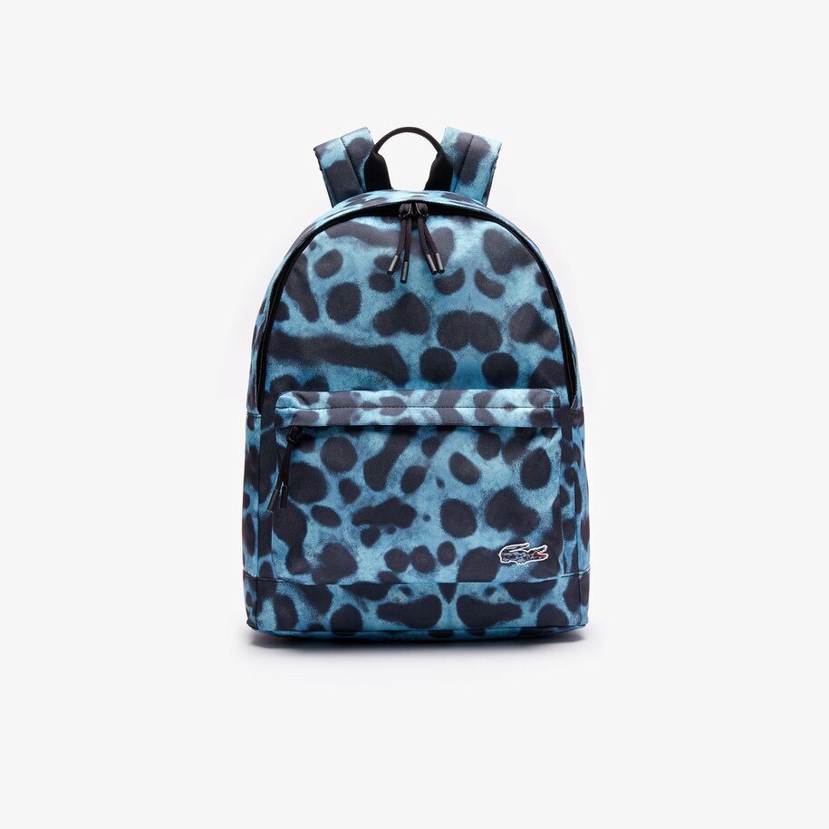 men s lacoste x national geographic animal print backpack