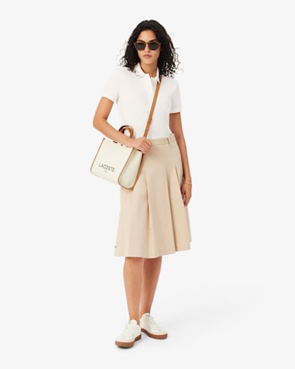 Women's L.12.D Slim Fit Stretch Mini Piqu&eacute; Polo