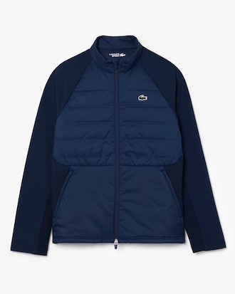 Men's High-Neck Quilted Golf Jacket