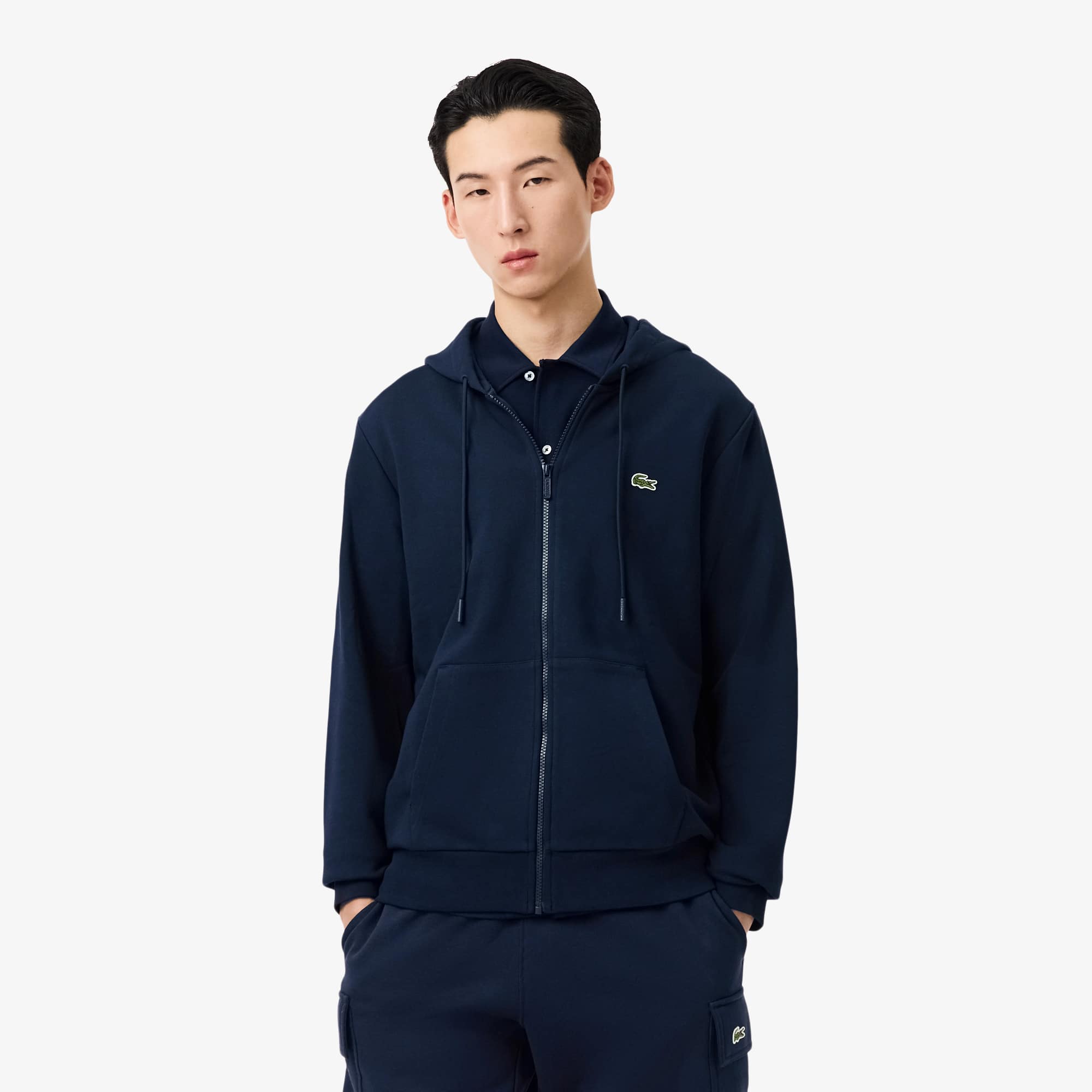 水色 1908 Lacoste zip up sports jacket 水色 1908 Lacoste zip up sports jacket Lacoste Sport Logo