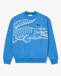 Men&rsquo;s Crew Neck Loose Fit Croc Print Sweatshirt