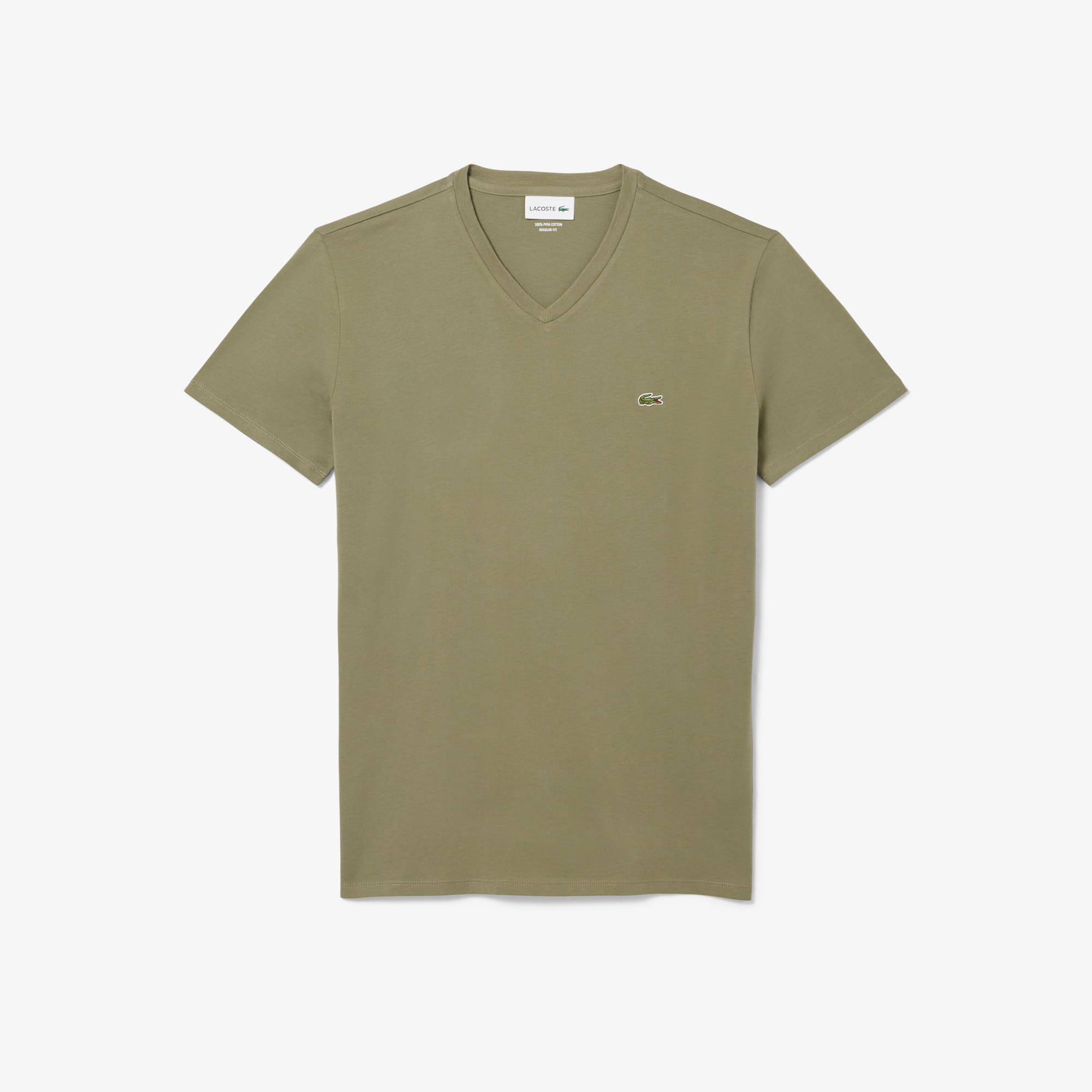 Men's Lightweight Pima Cotton V-Neck T-Shirt - T-shirts - New In