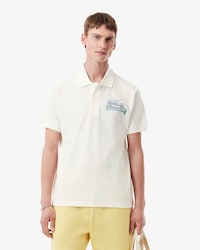 Polo L.12.12 Estampado De Corte Cl&aacute;sico Para Hombre