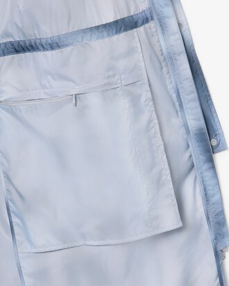 Long Water-Repellent Printed Parka