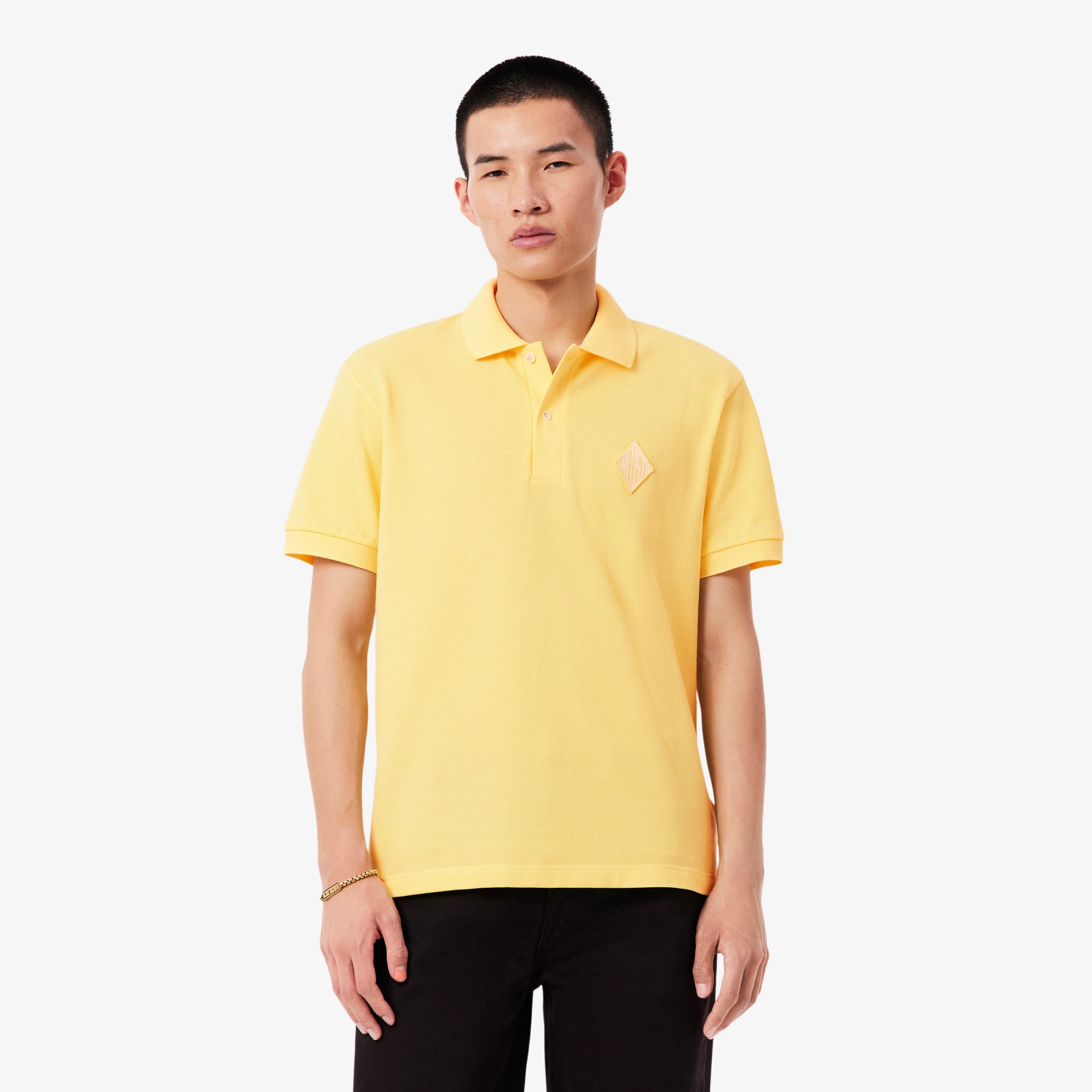 Lacoste Classic Fit Badge Accent Piqué Polo