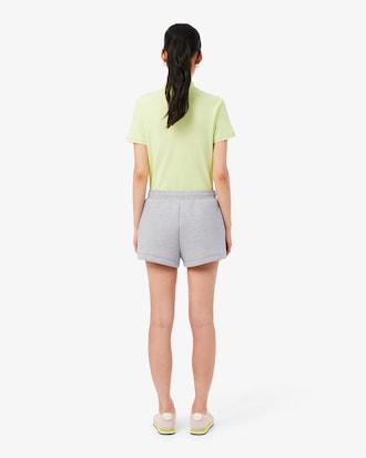 Pleated Cotton Shorts