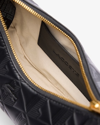 Women's Maheki Embossed Leather Half Moon Bag