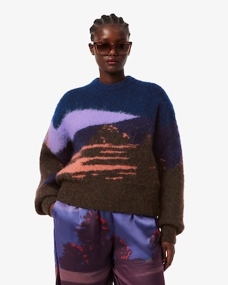 Women's Landscape Wool Sweater