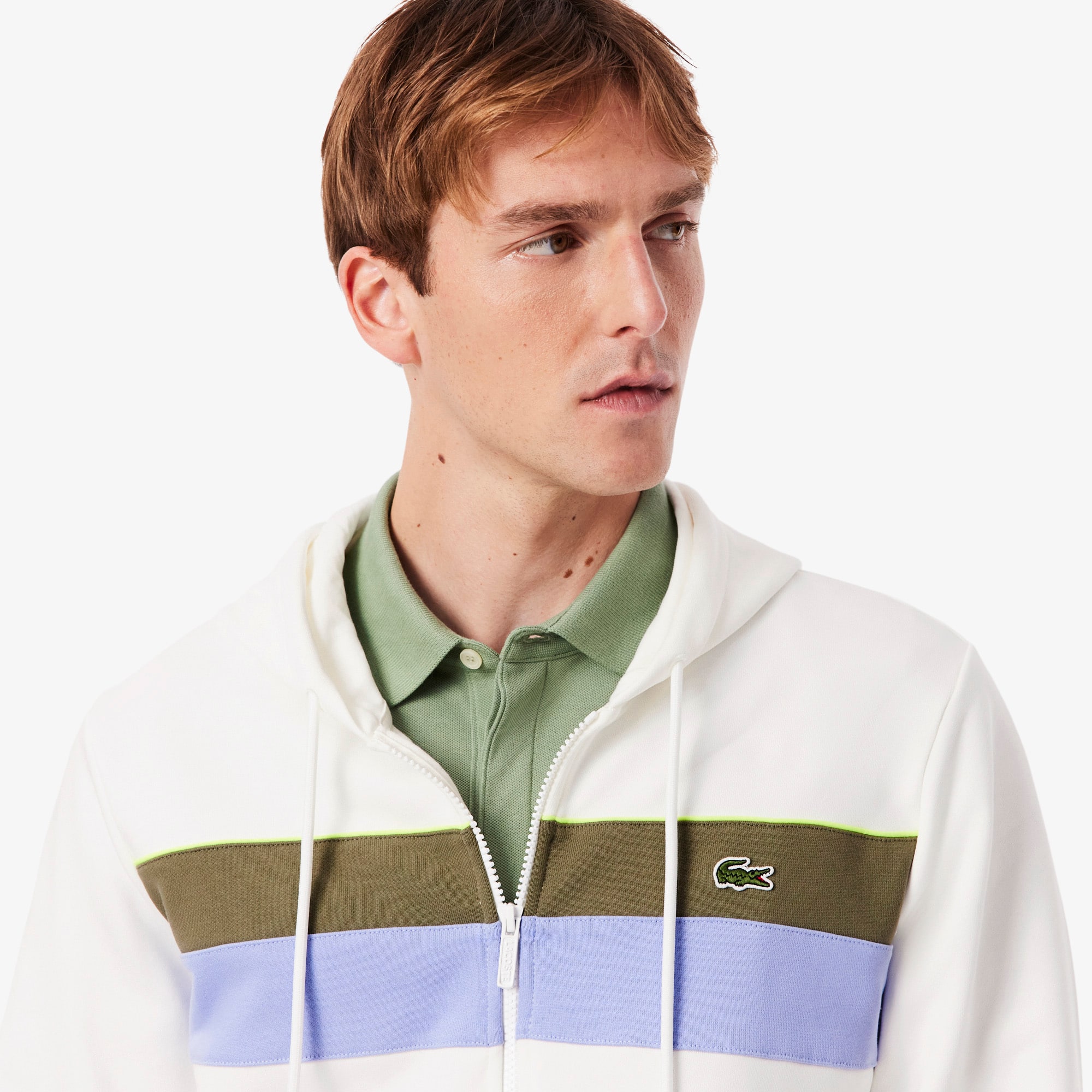 Men's Zip-Up Colorblock Hoodie - Sweaters & Sweatshirts - New In