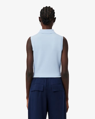 Polo El&aacute;stico Sin Mangas L.12.D Slim Fit Para Mujer