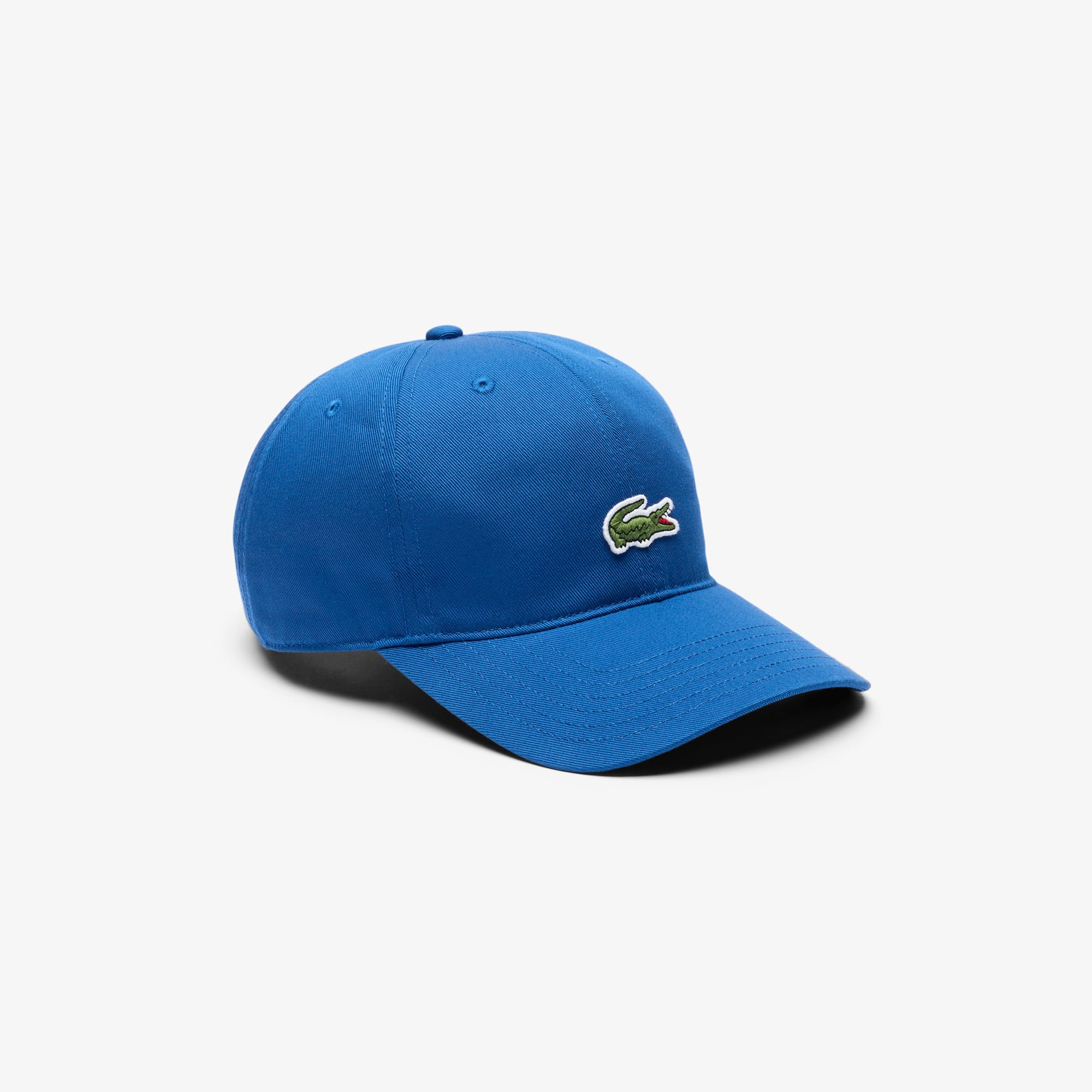 Lacoste Boys' Cotton Twill Cap - One Size In Blue