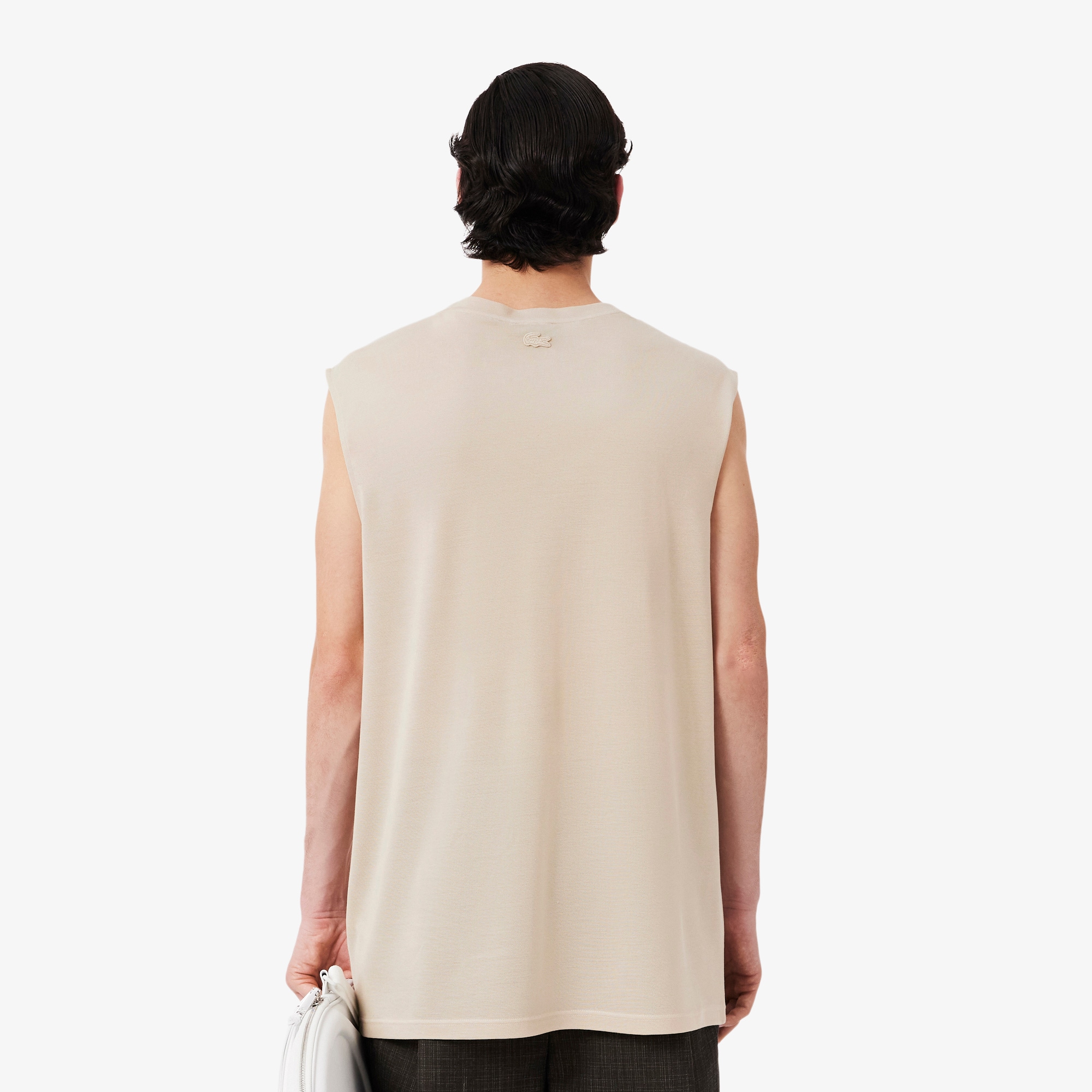Runway Silk Piqué Tank Top
