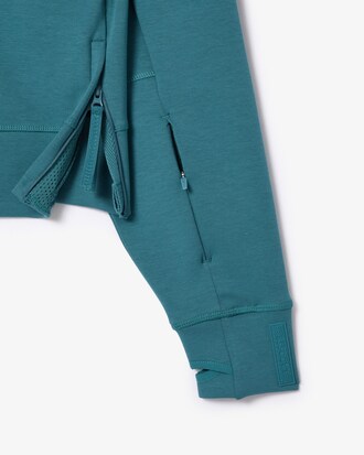 Sudadera con gorro de algod&oacute;n para mujer