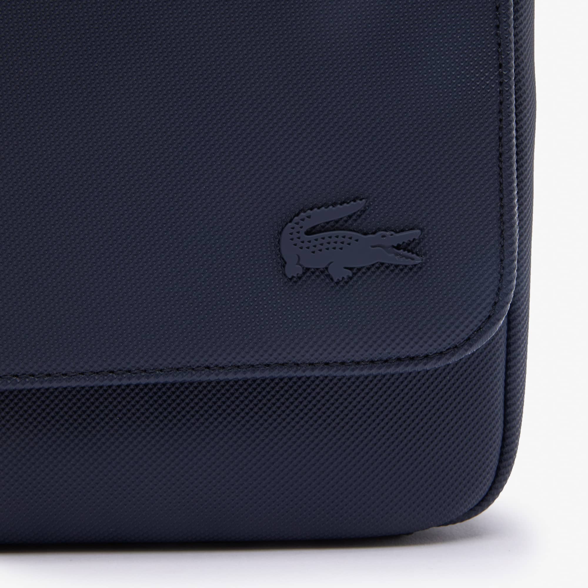 LACOSTE NJ3286H-021 ネイビー バッグ Men's Classic Flap Close Shoulder Bag - Bags - New In 2025