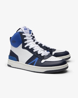 Men's L001 Mid Contrasted Leather Sneakers