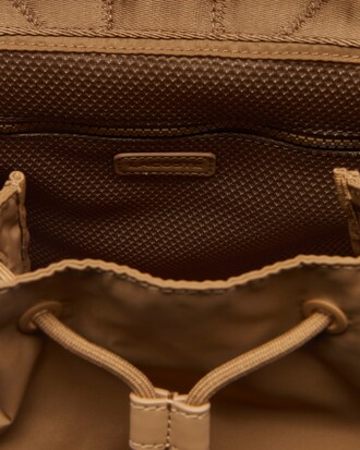 Back To L Clip Flap Nylon Backpack