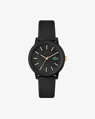 Reloj De Mujer Lacoste.12.12 Con Correa De Silic&oacute;n Negra