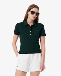 Women's L.12.D Slim Fit Stretch Mini Piqué Polo