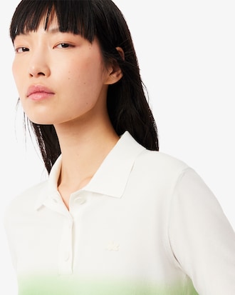 Women's Classic Fit Ombré Effect Knit Polo