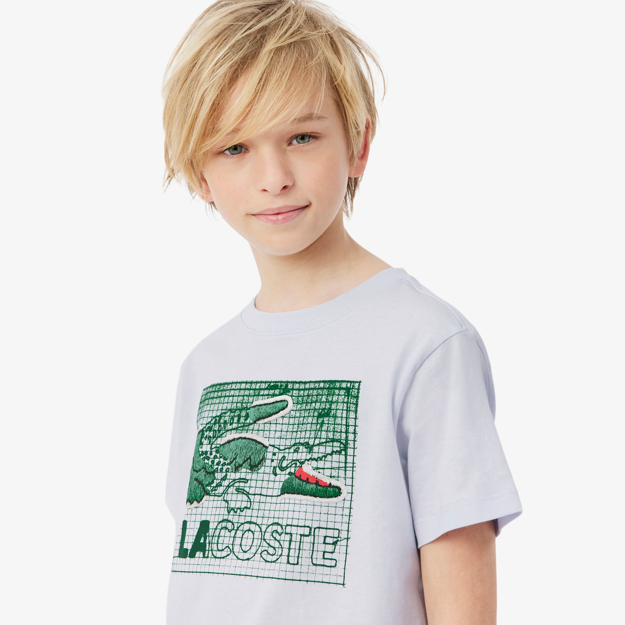 Graphic Print Cotton T-Shirt - T-Shirts & Tops - New In 2026 | Lacoste