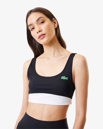 Women's Lacoste x Bandier All Motion Colorblock Sports Bra