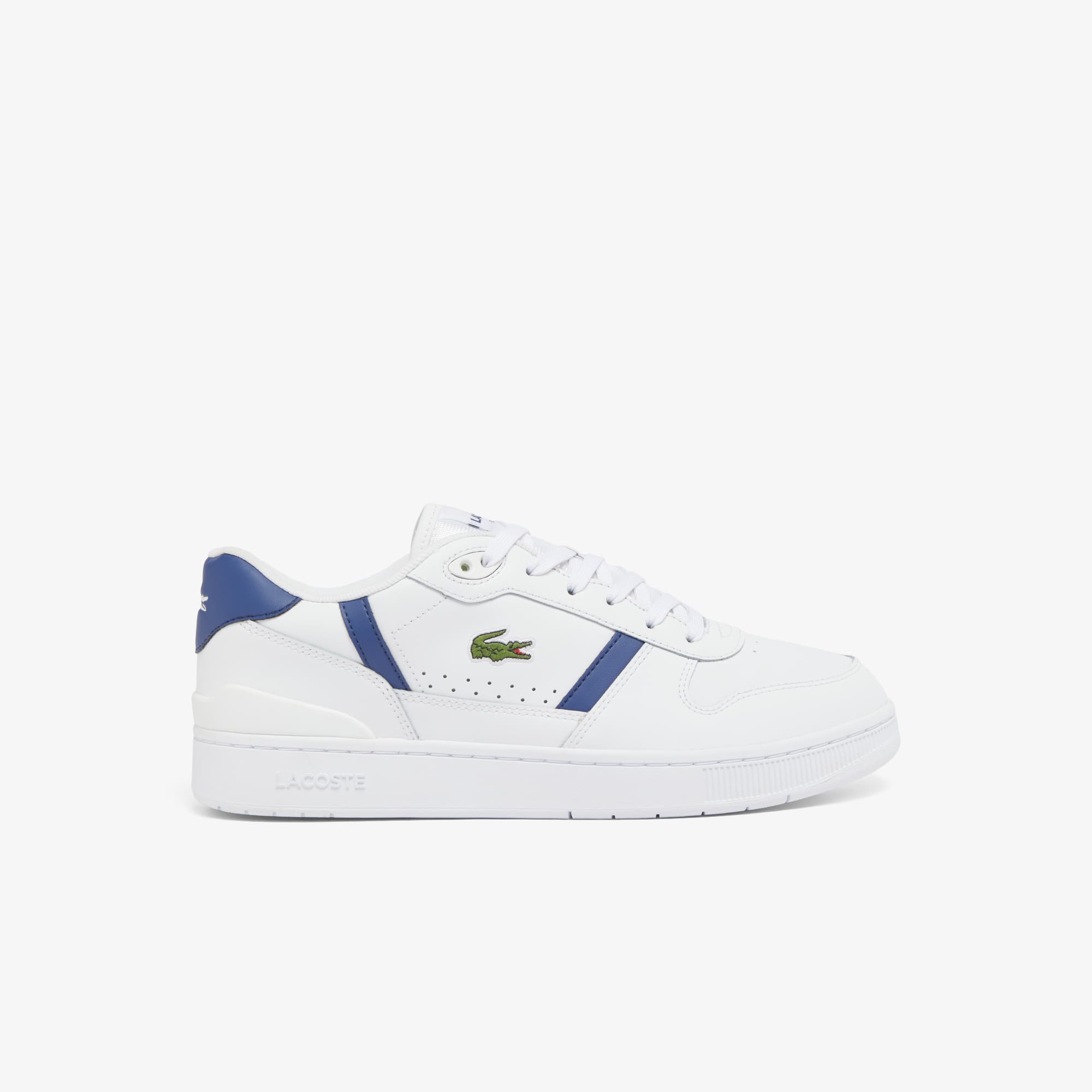 Lacoste Men's T-clip Set Leather Sneakers - 13 In White