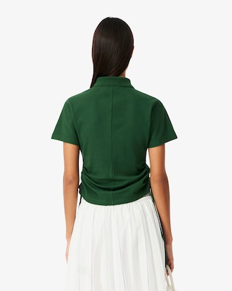 Women's Slim Fit Adjustable Piqué Polo