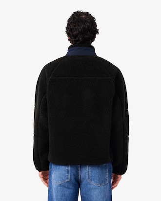 Men's Colorblock Sherpa Fleece Jacket