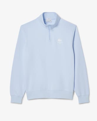 Sweatshirt col montant zippé imprimé