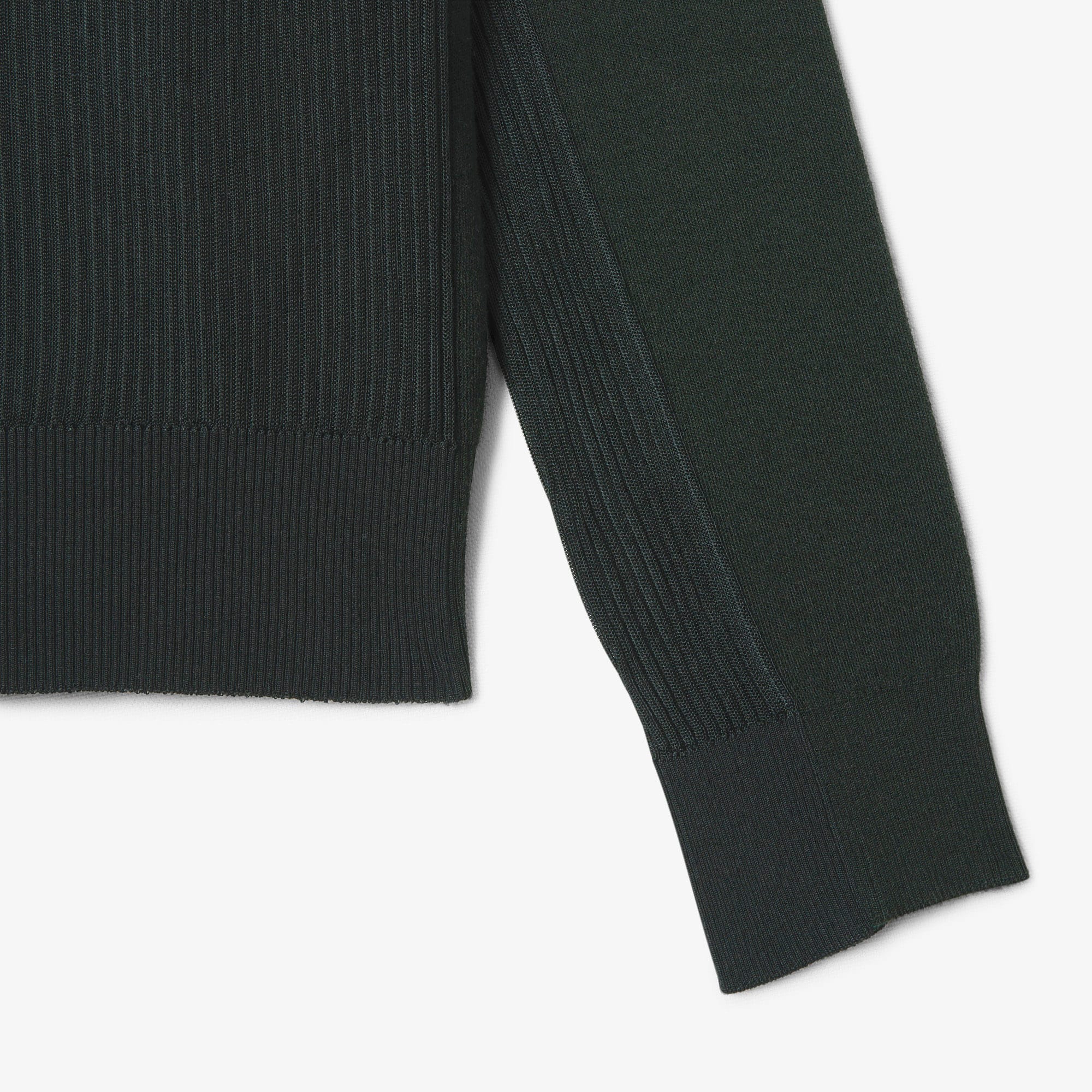 Runway Wool Blend Polo Collar Sweater