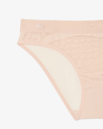 Branded Waist Mesh Briefs