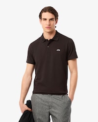 Men's Regular Fit Long Sleeve Cotton Blend Polo