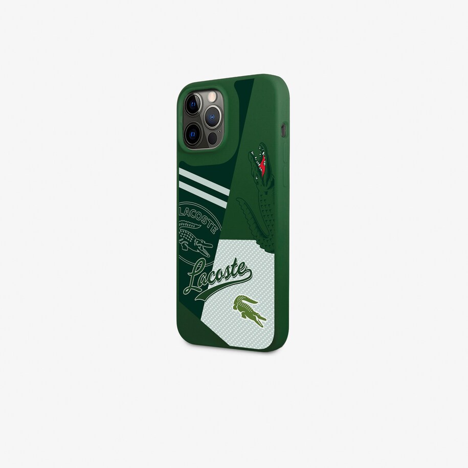 Lacoste Patchwork Print iPhone 14 Pro Max Case Men's iPhone Cases New In 2023 Lacoste