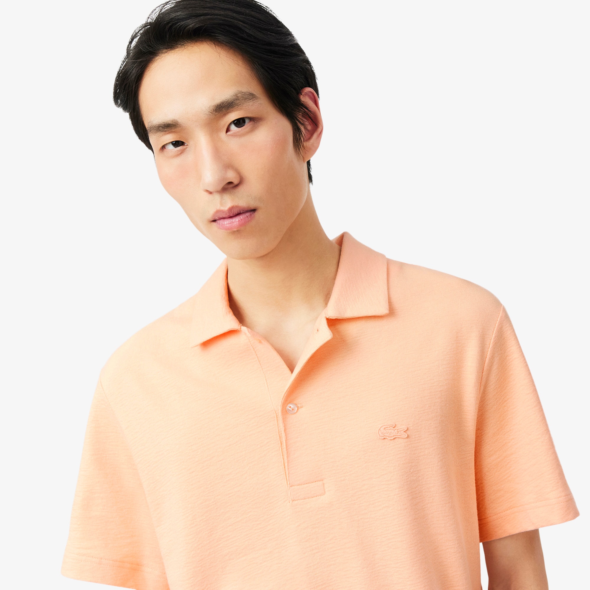 Classic Fit Textured Polo