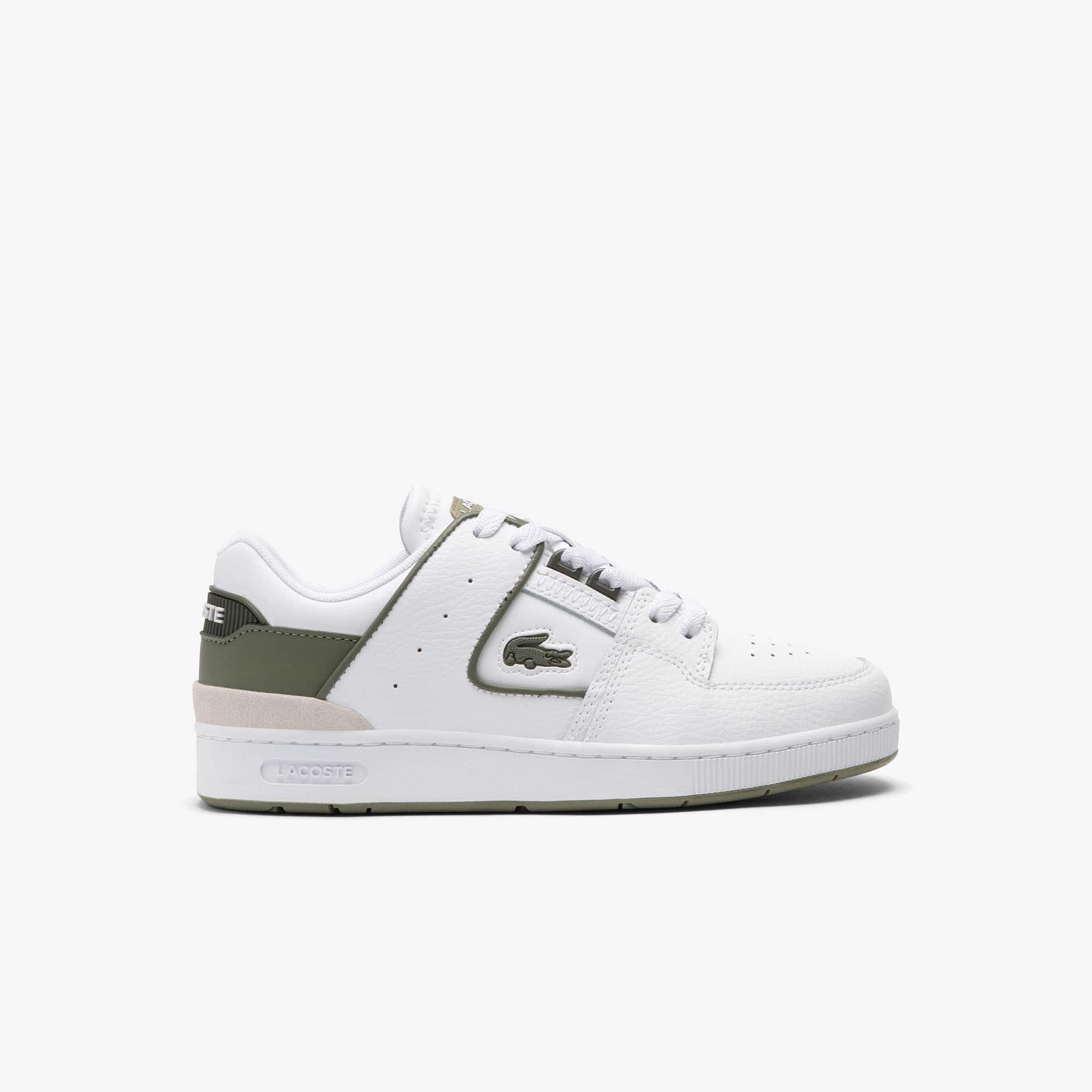 Lacoste Women's Court Cage Leather Sneakers - 10 In White