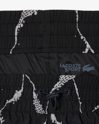 Reflective Print Lined Tennis Shorts