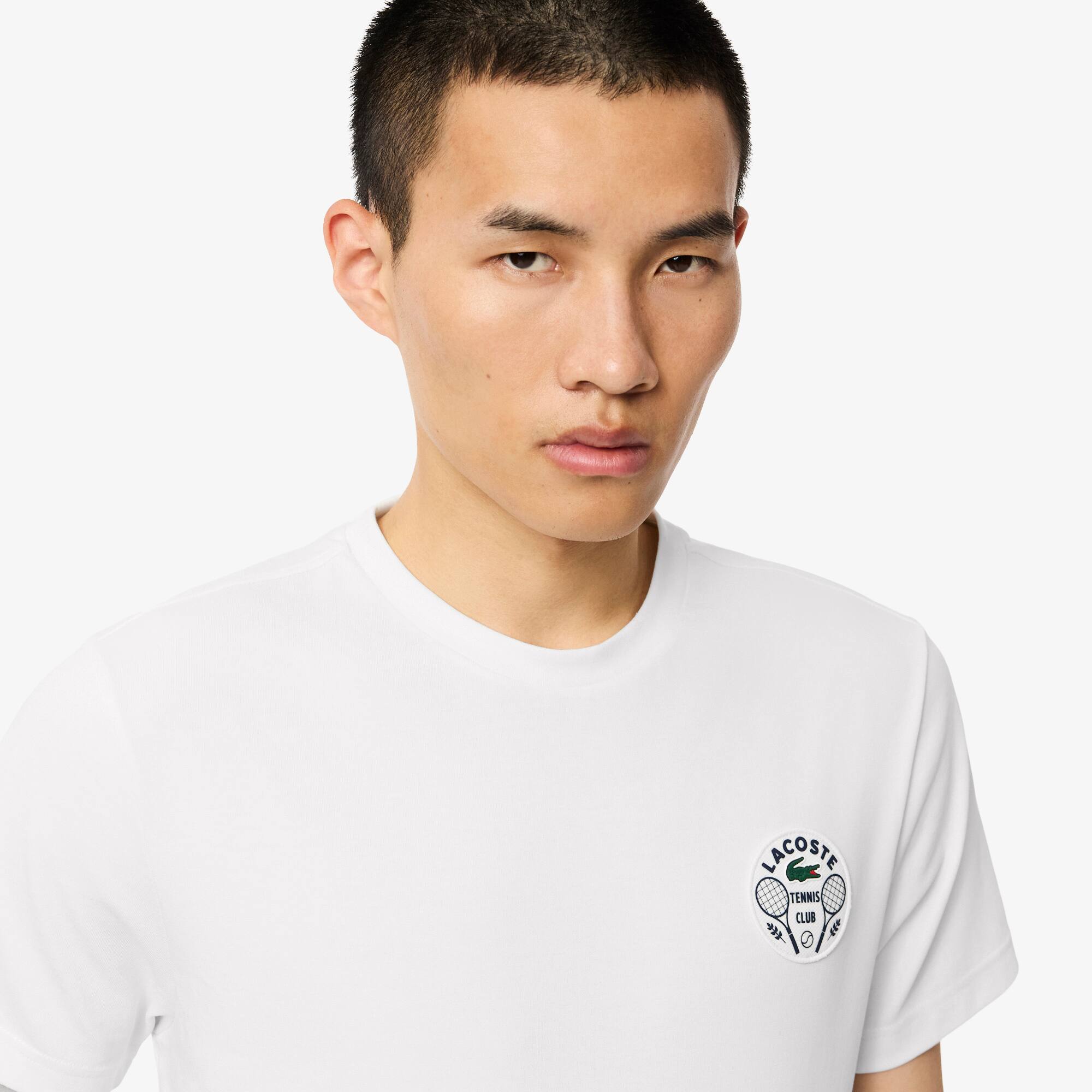 Men's Ultra Dry Tennis Heritage Badge T-Shirt - Recycled Materials
