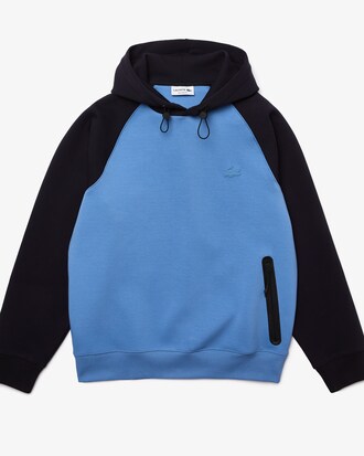 Men&rsquo;s Two-Tone Hooded Contrast Zip Pocket Sweatshirt