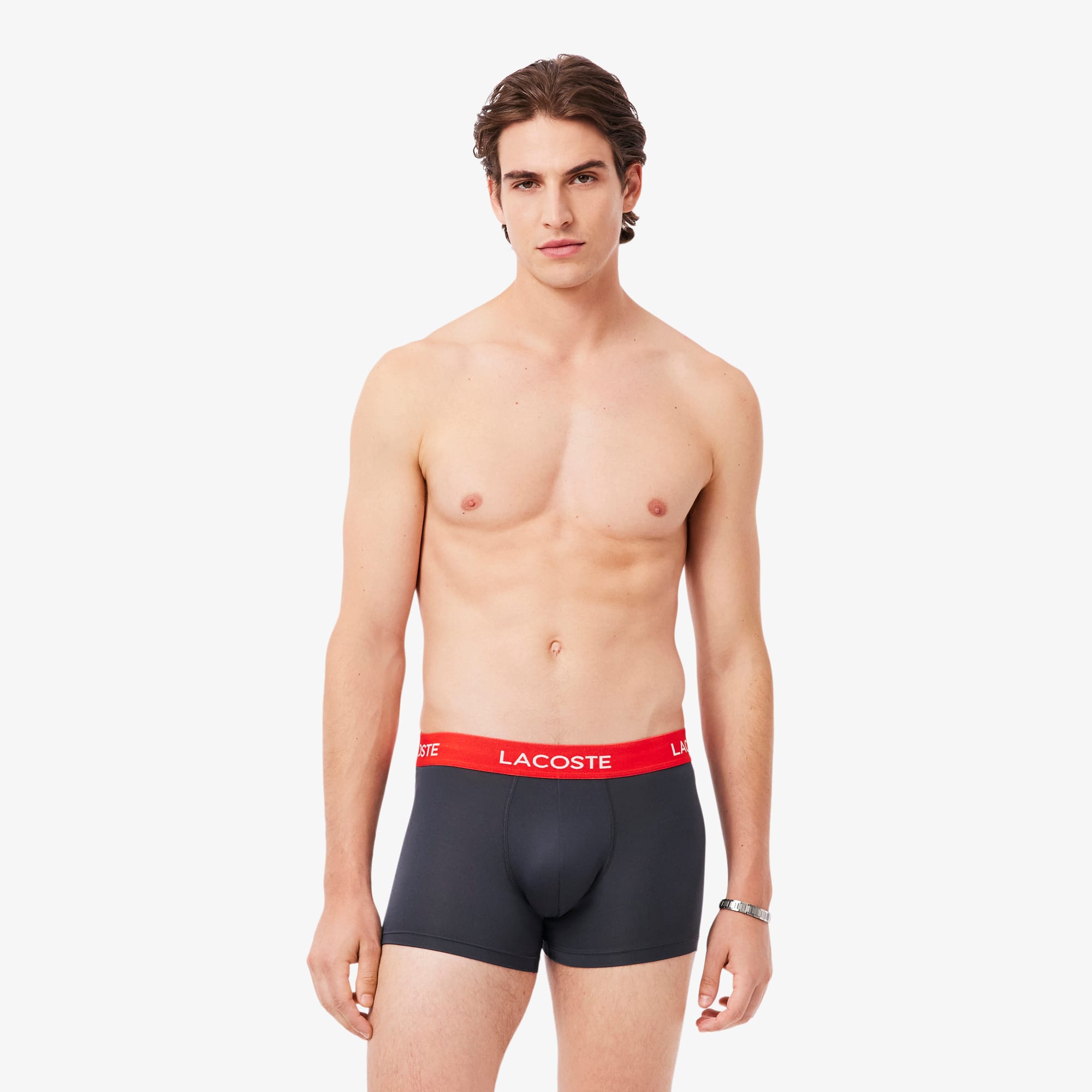 Lacoste Men's 3-Pack Microfiber Trunks