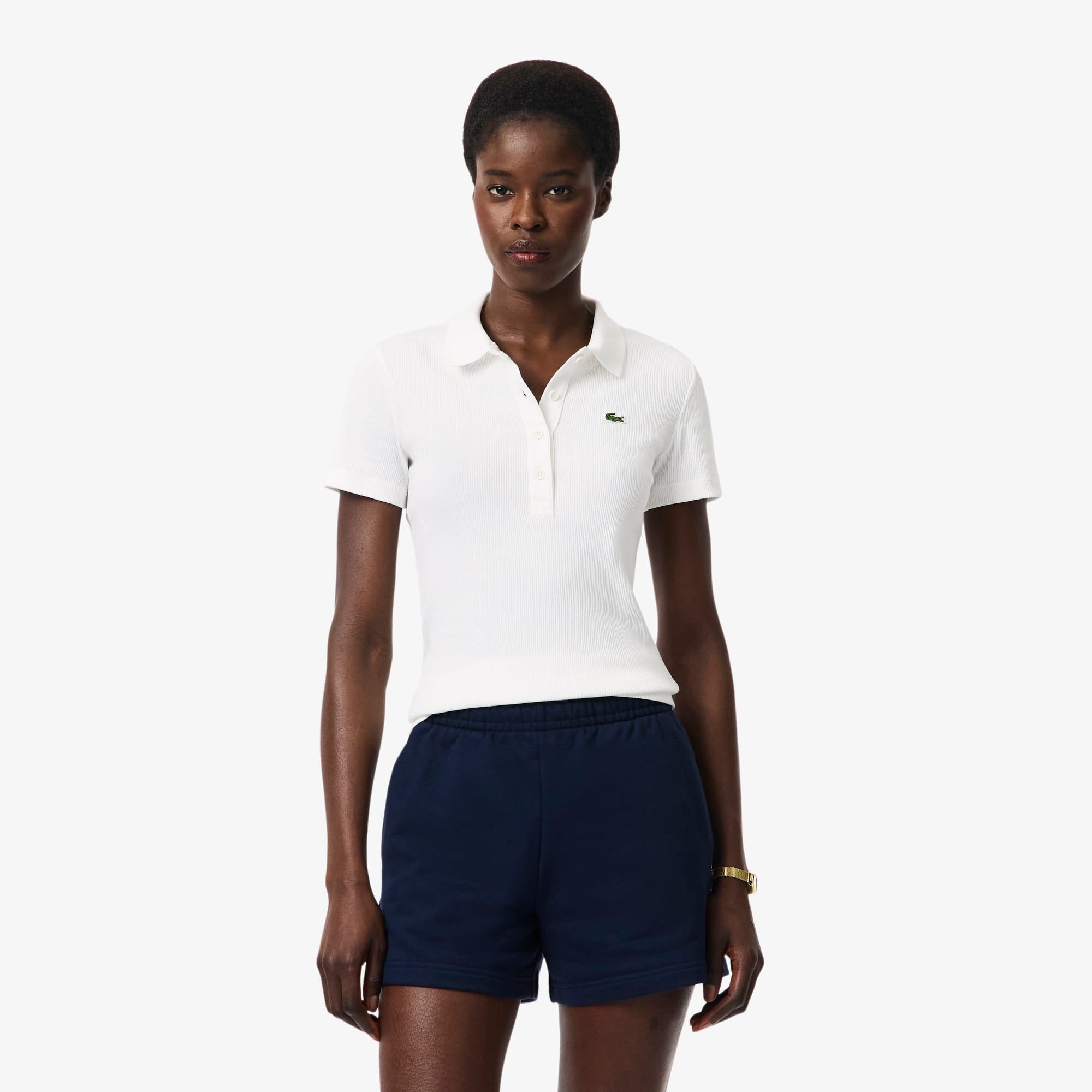 トップス tdk_void polo Women's Slim Fit L.12.D Ribbed Cotton Polo - Polo Shirts - New In