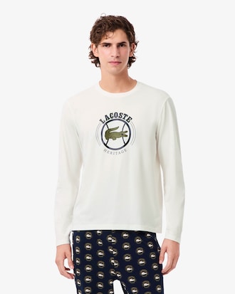 Men's Printed Jersey Pajama Set